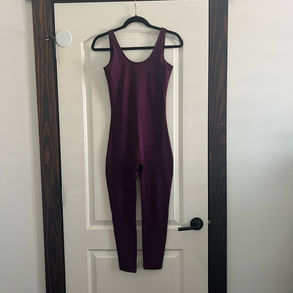 Girlfriend Collective Purple Bodysuit